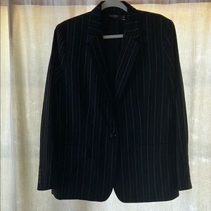 Lauren Ralph Lauren Black Pinstriped Women’s Blazer